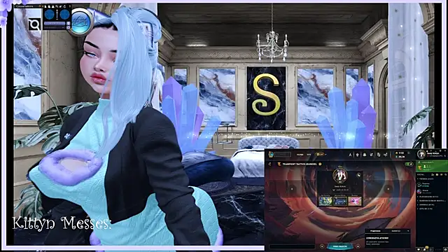 Snapshot of SassyKittyn chatting on 12.24.24 SassyKittyn online show from 12.24.24