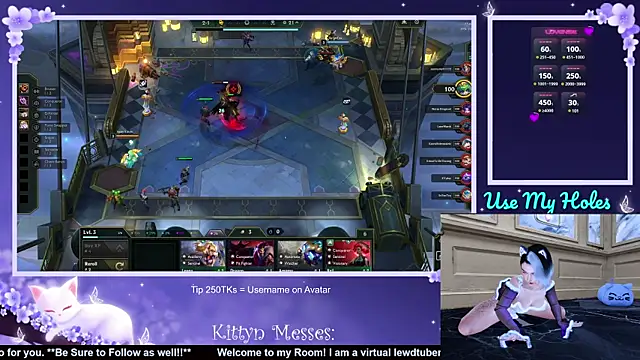 Snapshot of SassyKittyn chatting on 01.16.25 SassyKittyn online show from 01.16.25