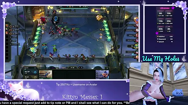 Snapshot of SassyKittyn chatting on 01.16.25 SassyKittyn online show from 01.16.25