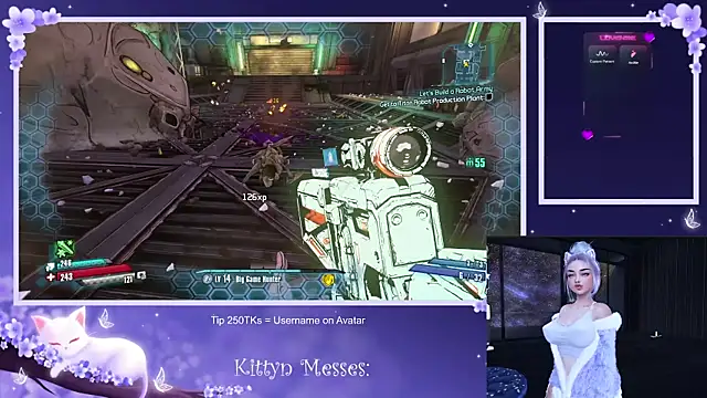 Snapshot of SassyKittyn chatting on 02.05.25 SassyKittyn online show from 02.05.25