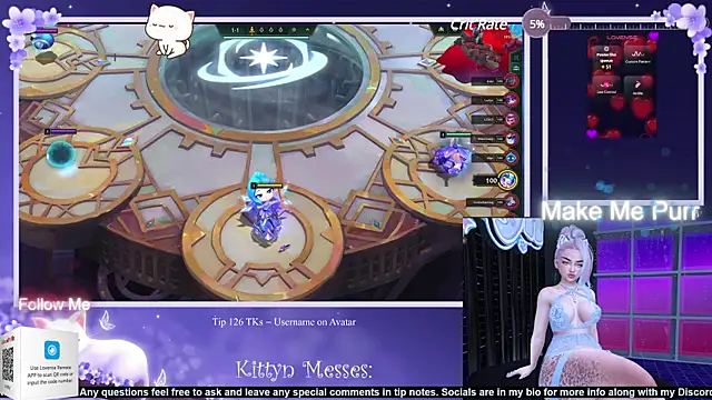 Snapshot of SassyKittyn chatting on 03.14.25 SassyKittyn online show from 03.14.25