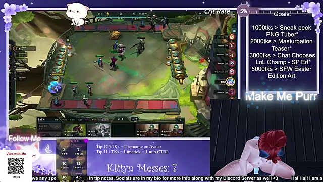 Snapshot of SassyKittyn chatting on 03.18.25 SassyKittyn online show from 03.18.25