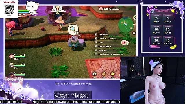 Snapshot of SassyKittyn chatting on 09.10.25 SassyKittyn online show from 09.10.25