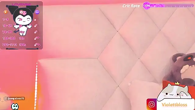 Violettbloss online show from 10.22.25