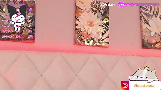 Violettbloss online show from 10.23.25