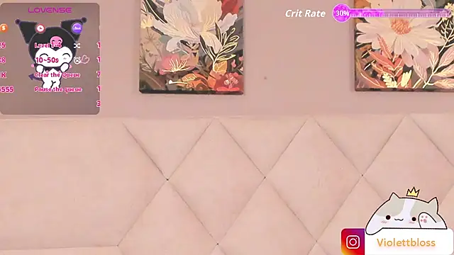 Violettbloss online show from 10.24.25