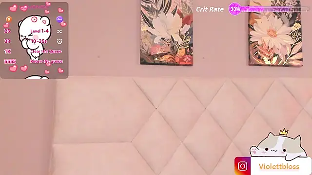 Violettbloss online show from 10.25.25