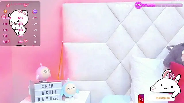 Violettbloss online show from 10.28.25