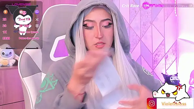 Violettbloss online show from 02.19.26