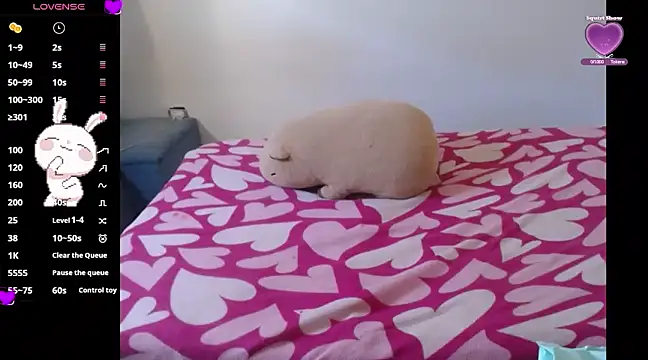 Snapshot of LollitaPop chatting on 01.10.25 LollitaPop online show from 01.10.25