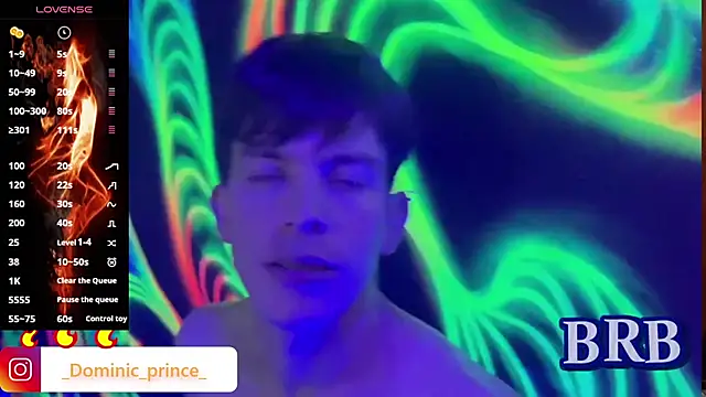 Snapshot of DominicPrince chatting on 11.15.25 DominicPrince online show from 11.15.25