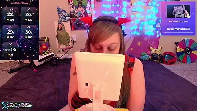 BabyZelda online show from 02.13.25