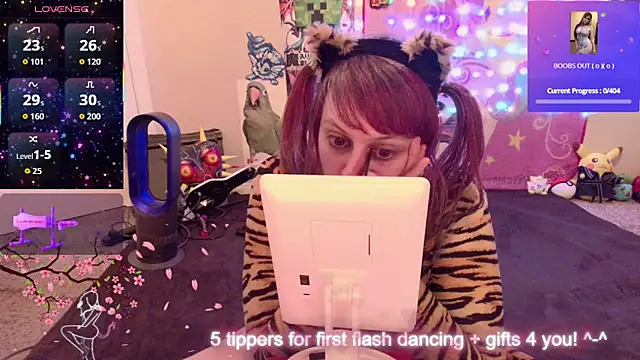 BabyZelda online show from 02.02.26