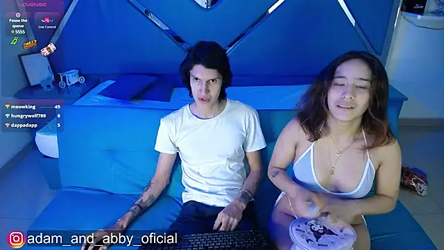 Snapshot of Adam_and_abby chatting on 12.24.24 Adam and abby online show from 12.24.24