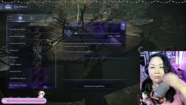 Snapshot of EmGreens chatting on 12.14.25 EmGreens online show from 12.14.25