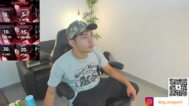 Snapshot of DiegoRogue_ chatting on 12.02.24 DiegoRogue online show from 12.02.24