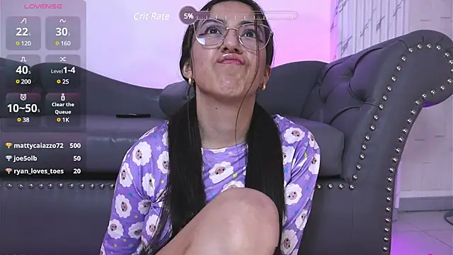 Snapshot of Sweet_Sammy_ chatting on 03.18.25 Sweet Sammy online show from 03.18.25