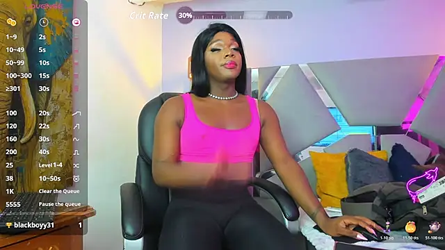 Snapshot of Arii_xxx chatting on 10.29.25 Arii xxx online show from 10.29.25