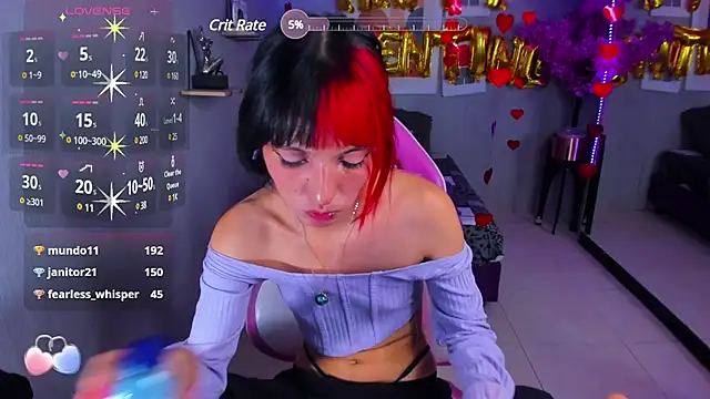Snapshot of Dafne_huges chatting on 02.14.25 Dafne huges online show from 02.14.25