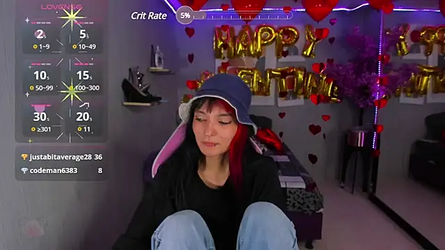 Snapshot of Dafne_huges chatting on 02.15.25 Dafne huges online show from 02.15.25