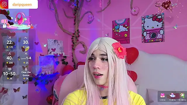 DaripQueen online show from 02.23.26