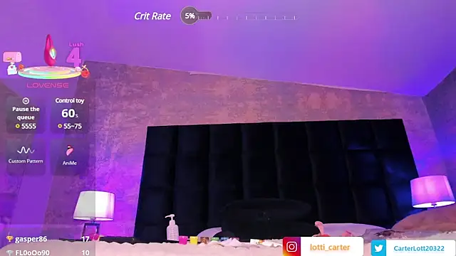Snapshot of LottiCarter chatting on 03.07.25 LottiCarter online show from 03.07.25