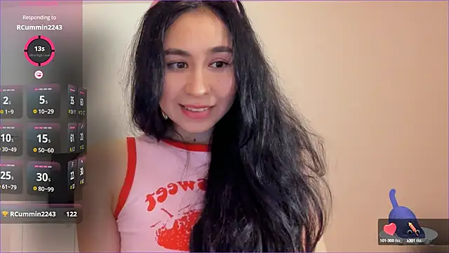 Snapshot of Mile_Madeline chatting on 02.21.25 Mile Madeline online show from 02.21.25