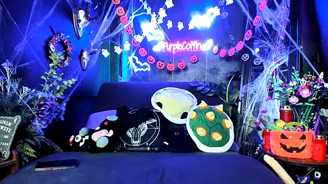 Purple Coffin666 online show from 10.14.25