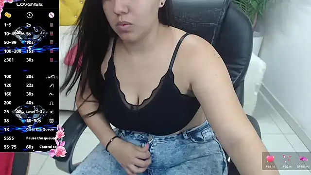 Snapshot of candiapole chatting on 01.31.25 candiapole online show from 01.31.25