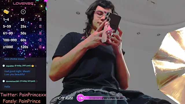 pain princee online show from 12.11.24