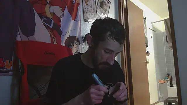 Snapshot of SlammyDjr chatting on 12.24.24 SlammyDjr online show from 12.24.24