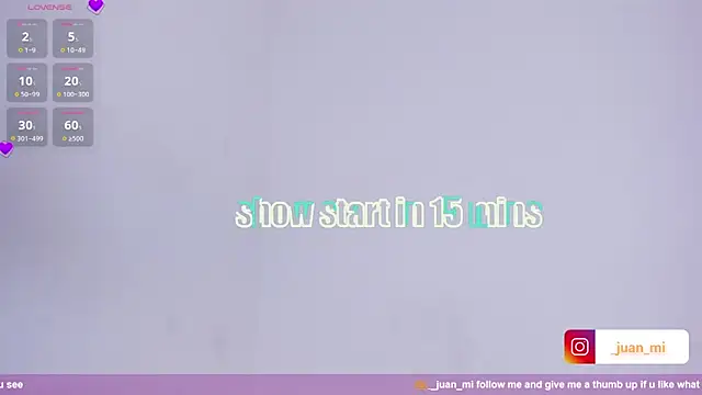 juanmiss online show from 10.17.25