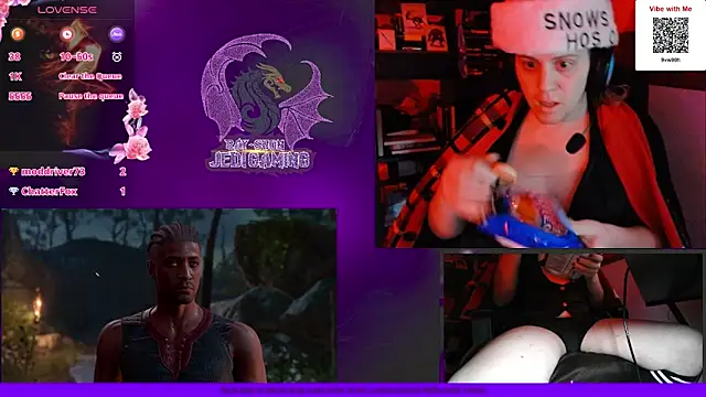 Snapshot of Rae-Suon chatting on 12.22.24 Rae-Suon online show from 12.22.24