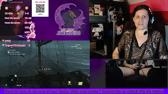 Snapshot of Rae-Suon chatting on 01.10.25 Rae-Suon online show from 01.10.25