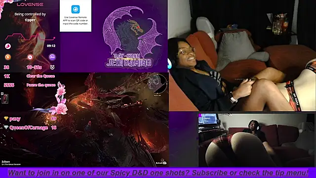 Snapshot of Rae-Suon chatting on 01.12.25 Rae-Suon online show from 01.12.25