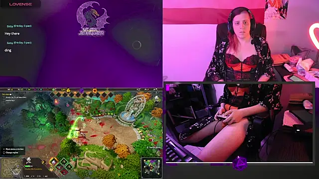 Snapshot of Rae-Suon chatting on 02.04.25 Rae-Suon online show from 02.04.25
