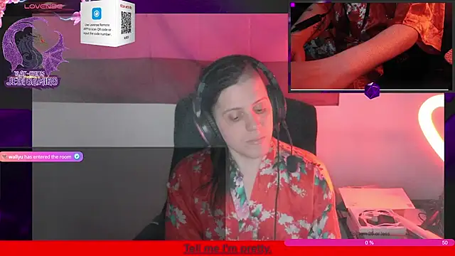 Snapshot of Rae-Suon chatting on 03.02.25 Rae-Suon online show from 03.02.25