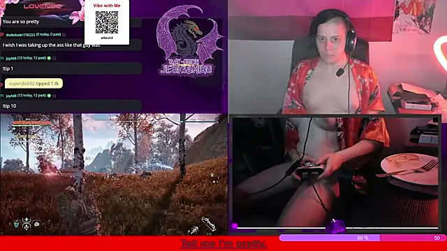 Snapshot of Rae-Suon chatting on 03.04.25 Rae-Suon online show from 03.04.25