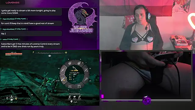 Snapshot of Rae-Suon chatting on 03.07.25 Rae-Suon online show from 03.07.25