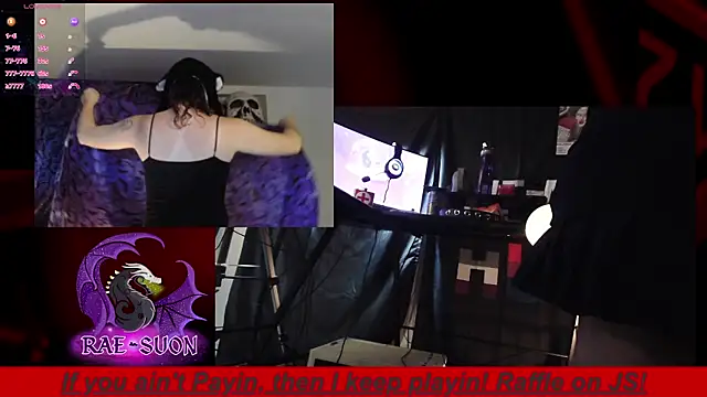 Snapshot of Rae-Suon chatting on 10.05.25 Rae-Suon online show from 10.05.25