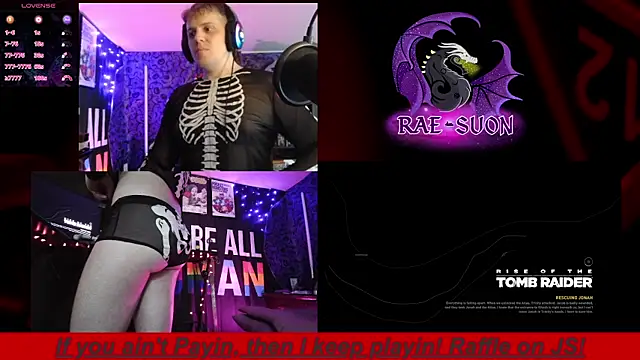 Snapshot of Rae-Suon chatting on 10.08.25 Rae-Suon online show from 10.08.25