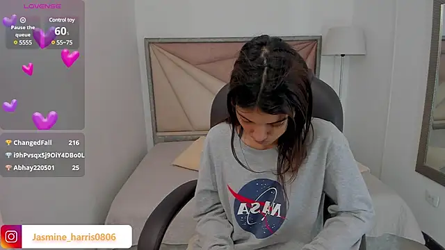Snapshot of JasmineHarris chatting on 02.24.25 JasmineHarris online show from 02.24.25
