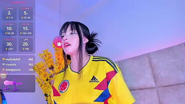 Snapshot of Doyeon_Dae chatting on 03.22.25 Doyeon Dae online show from 03.22.25