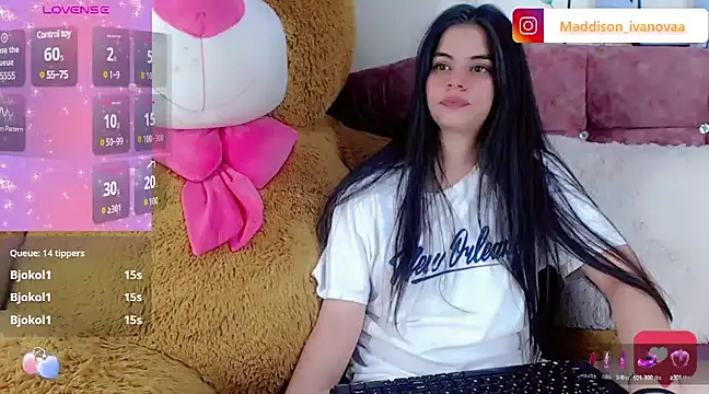 Madisson Ivanova online show from 01.15.25