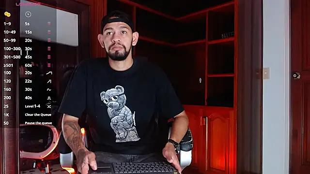 Snapshot of Bedobigcock chatting on 03.04.25 Bedobigcock online show from 03.04.25