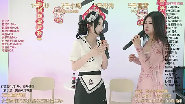 Snapshot of TWICE-668 chatting on 02.13.25 TWICE-668 online show from 02.13.25