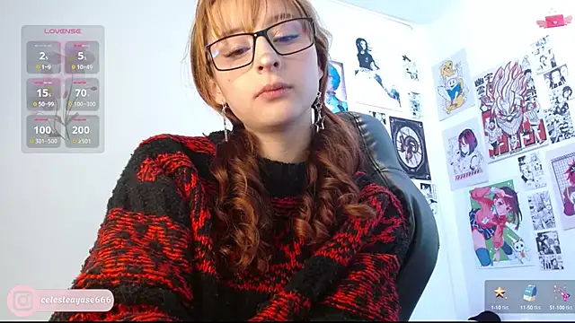 Snapshot of CelesteAyase chatting on 10.22.25 CelesteAyase online show from 10.22.25