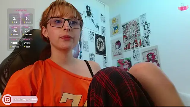 Snapshot of CelesteAyase chatting on 10.24.25 CelesteAyase online show from 10.24.25