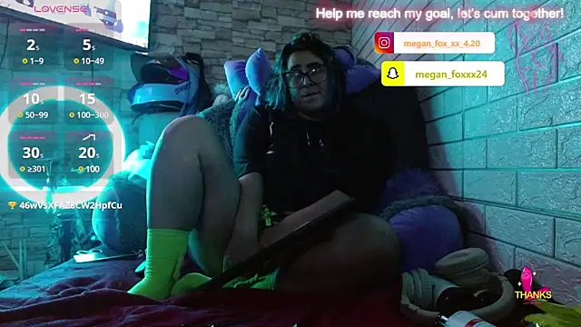 Meg4n 420 online show from 03.14.25