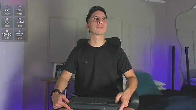 Snapshot of -Bruno-Bs chatting on 01.27.25 -Bruno-Bs online show from 01.27.25